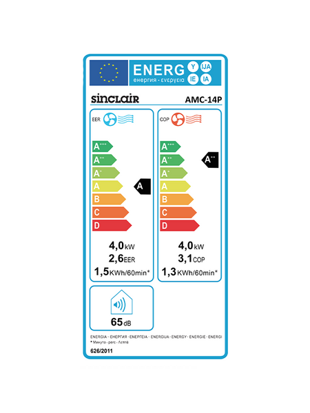 Мобільний кондиціонер SINCLAIR AMC-14P c146 фото
