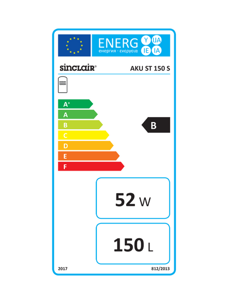 Окремі бойлери для води SINCLAIR AKU ST 150 S as6 фото